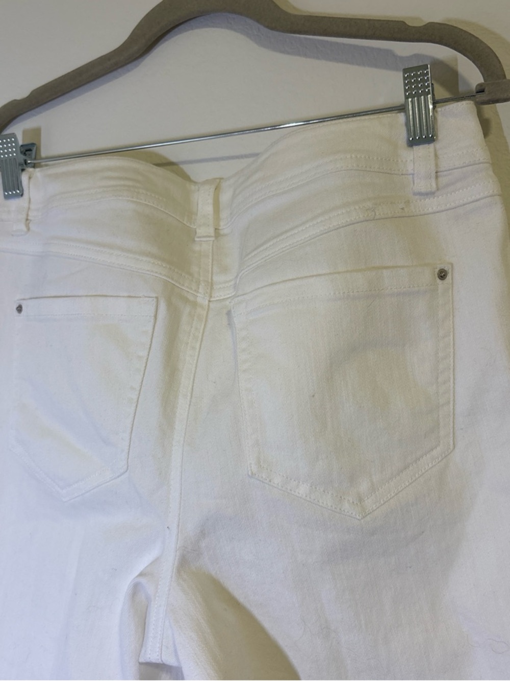 INC International Concepts White Skinny Jeans - Picture 9 of 9